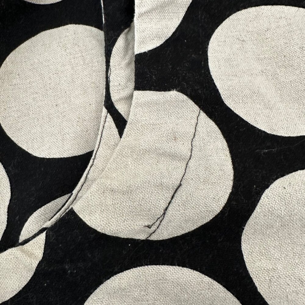 Eleven Stitch Design Pullover Bubble Short Dress Sleeveless Flax Blend Beige Pol - Picture 12 of 12